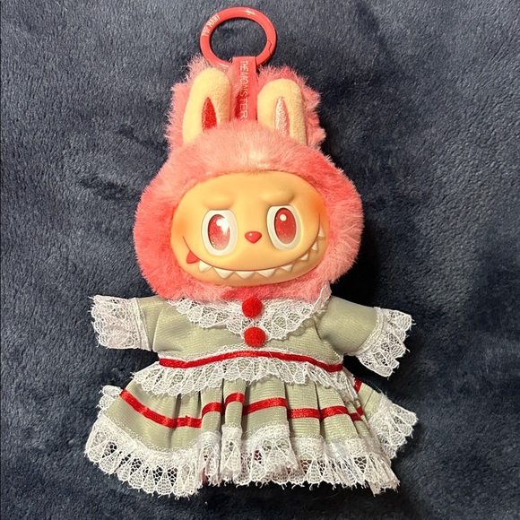 Cute Plush Doll with Green Bunny Hood! Dress only!!! No doll!! - Picture 2 of 5